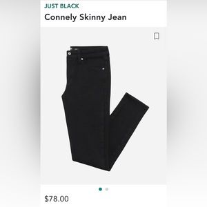 Just Black size 32 skinny Jeans